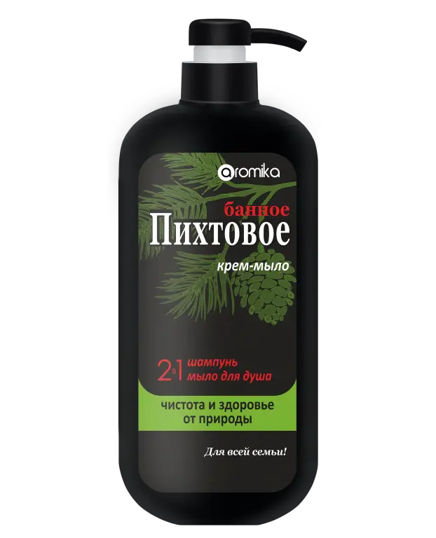 Банное крем-мыло «Aromika» Пихтовое 1100 мл